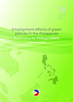 Employment effects of green policies in the Philippines: summary for policymakers