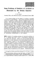 Some problems of statistics of accidents as illustrated by the British statistics