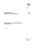 Growth, employment policies and economic linkages: Egypt