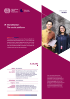 MicroMentor: the social platform
