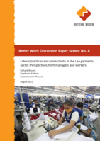 Labour practices and productivity in the LAO garments sector: perspectives from managers and workers