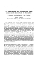 La construcción de viviendas en Italia como medio de reducir el desempleo: primeros resultados del Plan Fanfani