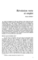 Révolution verte et emploi
