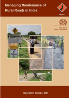 Managing maintenance of rural roads in India