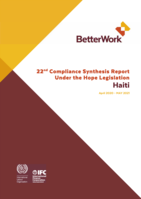 22nd compliance synthesis report under the Hope legislation: Haiti : April 2020-May 2021