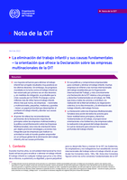 La eliminación del trabajo infantil y sus causas fundamentales: la orientación que ofrece la Declaración sobre las empresas multinacionales de la OIT