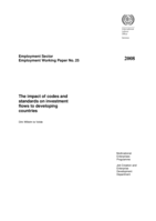 The impact of codes and standards on investment flows to developing countries