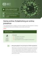 Going online: establishing an online presence