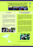 The ILO Actuarial Services Facility in Bangkok providing actuarial support for countries and institutions in the Asia and Pacific region