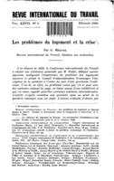Les problèmes du logement et la crise
