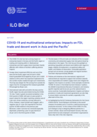 COVID-19 and multinational enterprises: impacts on FDI, trade and decent work in Asia and the Pacific