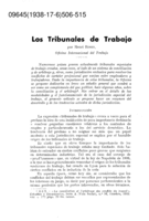 Los tribunales de Trabajo