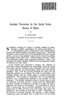 Accident prevention by the United States Bureau of Mines