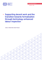 Supporting decent work and the transition towards formalization through technology-enhanced labour inspection: international cooperation’s twenty-first century moment of truth