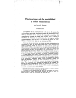 Fluctuaciones de la morbilidad y ciclos económicos