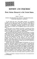 Farm labour research in the United States