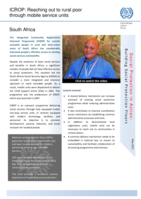 South Africa: ICROP : reaching out to rural poor through mobile service units
