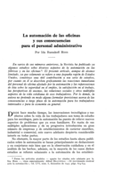 La automación de las oficinas y sus consecuencias para el personal administrativo