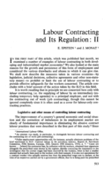 Labour contracting and its regulation: II