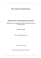 Health workforce a global supply chain approach: new data on the employment effects of health economies in 185 countries