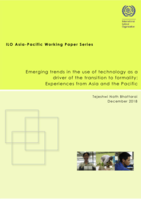 Emerging trends in the use of technology as a driver of the transition to formality: Experiences from Asia and the Pacific