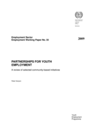 Partnerships for youth employment: a review of selected community-based initiatives