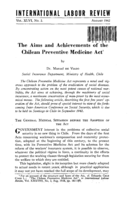 The aims and achievements of the Chilean preventive medicine act