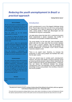 Reducing the youth unemployment in Brazil: a practical approach
