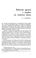Reforma agraria y empleo en América latina