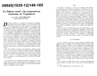 La higiene rural y las cooperativas sanitarias en Yugoslavia