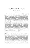 La Orden de los Compañeros