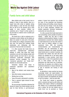 Family farms and child labour: World Day Against Child Labour, 12 June 2007