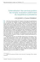 Externalisation des services publics de l'emploi: évaluation préliminaire de l'expérience australienne