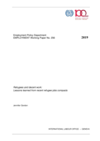 Refugees and decent work: lessons learned from recent refugee jobs compacts