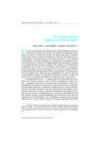 ¿El trabajo estable mejora la productividad?