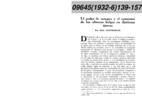 El poder de compra y el consumo de los obreros belgas en distintas épocas