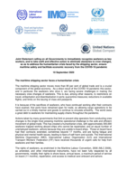 Joint Statement calling on all Governments to immediately recognize seafarers as keyworkers, and to take swift and effective action to eliminate obstacles to crew changes, so as to address the humanitarian crisis faced by the shipping sector, ensure maritime safety and facilitate economic recovery from the COVID-19 pandemic