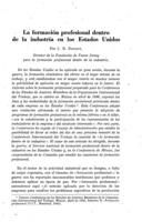 La formación profesional dentro de la industria en los Estados Unidos