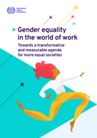 Gender equality in the world of work: towards a transformative and measurable agenda for more equal societies
