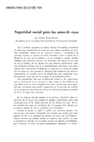 Seguridad social para las amas de casa