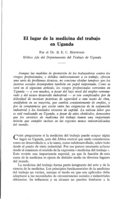 El lugar de la medicina del trabajo en Uganda