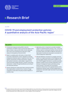 COVID-19 and employment protection policies: a quantitative analysis of the Asia-Pacific region