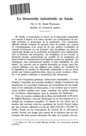 La démocratie industrielle en Suède