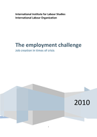 The employment challenge: job creation in times of crisis