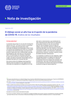 El diálogo social un año tras la irrupción de la pandemia de COVID-19: análisis de los resultados