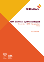 13th biannual synthesis report under the HOPE II legislation, Haiti