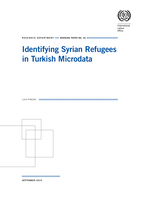 Identifying Syrian refugees in Turkish microdata