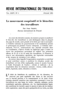 Le mouvement coopératif et le bien-être des travailleurs