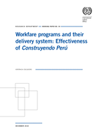 Workfare programs and their delivery system: effectiveness of construyendo Perú