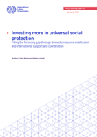Investing more in universal social protection: filling the financing gap through domestic resource mobilization and international support and coordination